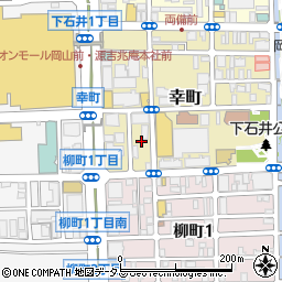 岡山県岡山市北区幸町9周辺の地図