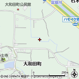 奈良県奈良市大和田町周辺の地図