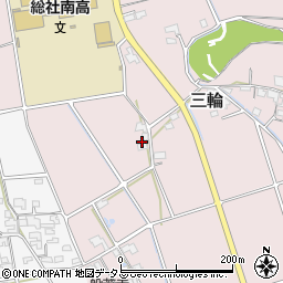 岡山県総社市三輪490周辺の地図