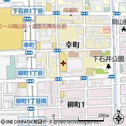 コナミスポーツクラブ　岡山周辺の地図