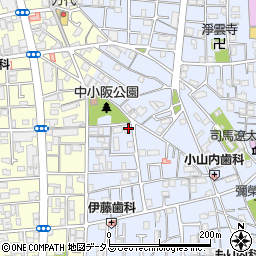 大阪府東大阪市下小阪1丁目23-5周辺の地図