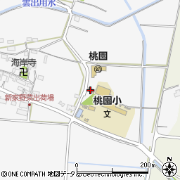 津市役所公民館　桃園公民館周辺の地図