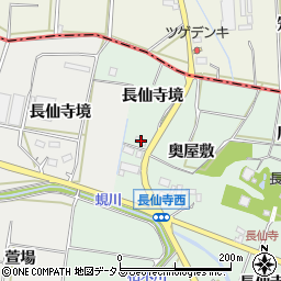 愛知県田原市六連町長仙寺境108周辺の地図