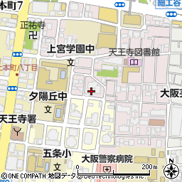 和泉書院周辺の地図