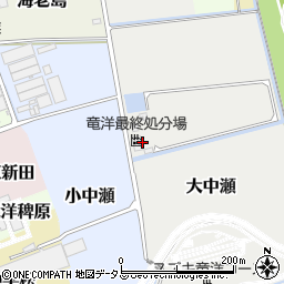 静岡県磐田市大中瀬951周辺の地図