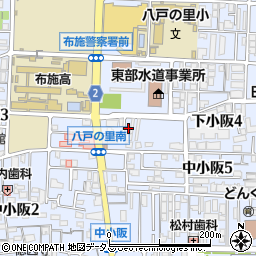 大阪府東大阪市下小阪4丁目3-34周辺の地図