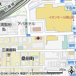中国財務局　岡山財務事務所周辺の地図