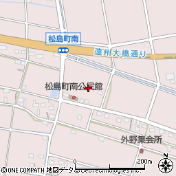 〒430-0834 静岡県浜松市中央区松島町の地図
