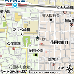 西田クリーニング店周辺の地図