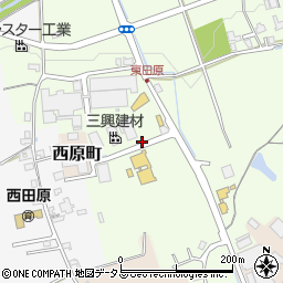 三重県名張市東田原2445-8周辺の地図