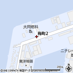 大阪府大阪市此花区梅町2丁目周辺の地図