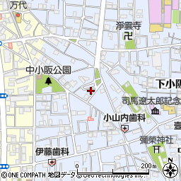 大阪府東大阪市下小阪1丁目18-18周辺の地図