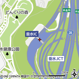 本州四国連絡高速道路株式会社　垂水第二料金所周辺の地図