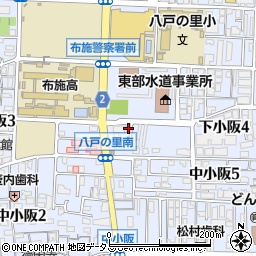 大阪府東大阪市下小阪4丁目2-6周辺の地図
