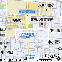 大阪府東大阪市下小阪4丁目2-3周辺の地図