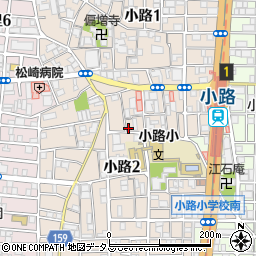 伊和畳店周辺の地図
