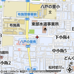大阪府東大阪市下小阪4丁目3-1周辺の地図