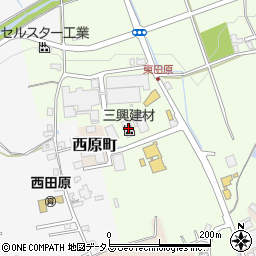 三重県名張市東田原2445-11周辺の地図