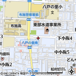大阪府東大阪市下小阪4丁目3-35周辺の地図