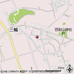 岡山県総社市三輪201周辺の地図