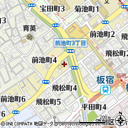 タイムズ須磨前池町駐車場周辺の地図