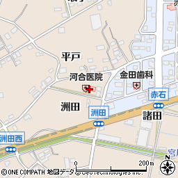 河合医院周辺の地図