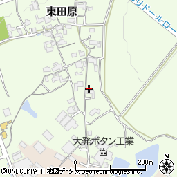 三重県名張市東田原2122周辺の地図