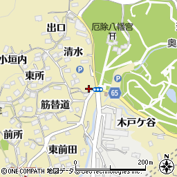 兵庫県神戸市須磨区多井畑清水29周辺の地図