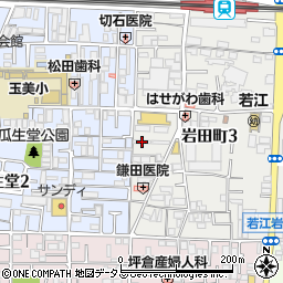 岩田町いるか保育園周辺の地図