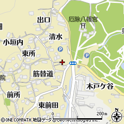 兵庫県神戸市須磨区多井畑清水27周辺の地図