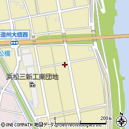 静岡県浜松市中央区三新町579-2周辺の地図