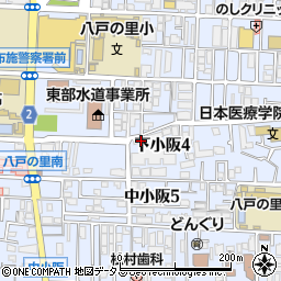 大阪府東大阪市下小阪4丁目7-3周辺の地図