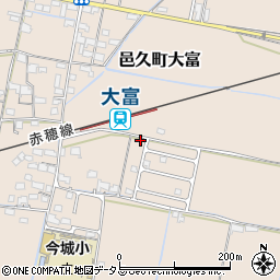 岡山県瀬戸内市邑久町大富480-3周辺の地図