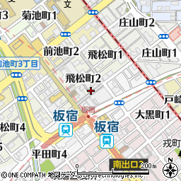 株式会社丸恵フルーツチェーン　本店周辺の地図
