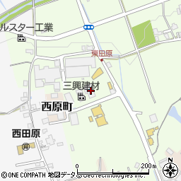 三重県名張市東田原2445周辺の地図