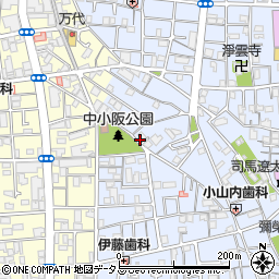 大阪府東大阪市下小阪1丁目17-26周辺の地図