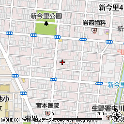 鶴乃家周辺の地図