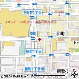 鳥取銀行岡山支店 ＡＴＭ周辺の地図