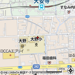 岡山市立大野小学校周辺の地図