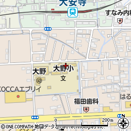 岡山市立大野小学校周辺の地図