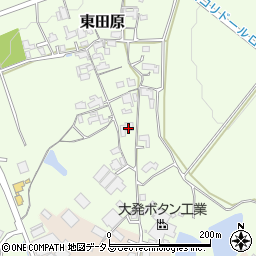 三重県名張市東田原2128周辺の地図