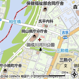〒703-8278 岡山県岡山市中区古京町の地図