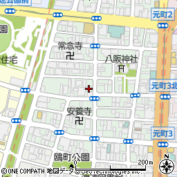 ハクユウ元町周辺の地図
