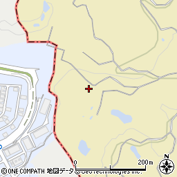兵庫県神戸市須磨区多井畑上西山周辺の地図
