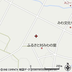 広島県三次市三和町上板木411周辺の地図