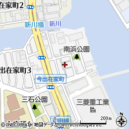 兵庫県神戸市兵庫区今出在家町1丁目4-5周辺の地図