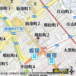 前田製麺所周辺の地図