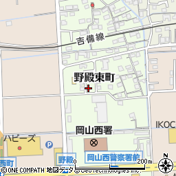 岡山県岡山市北区野殿東町周辺の地図