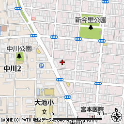 コーポ山上周辺の地図