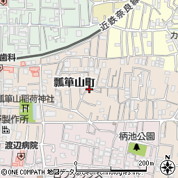大阪府東大阪市瓢箪山町周辺の地図